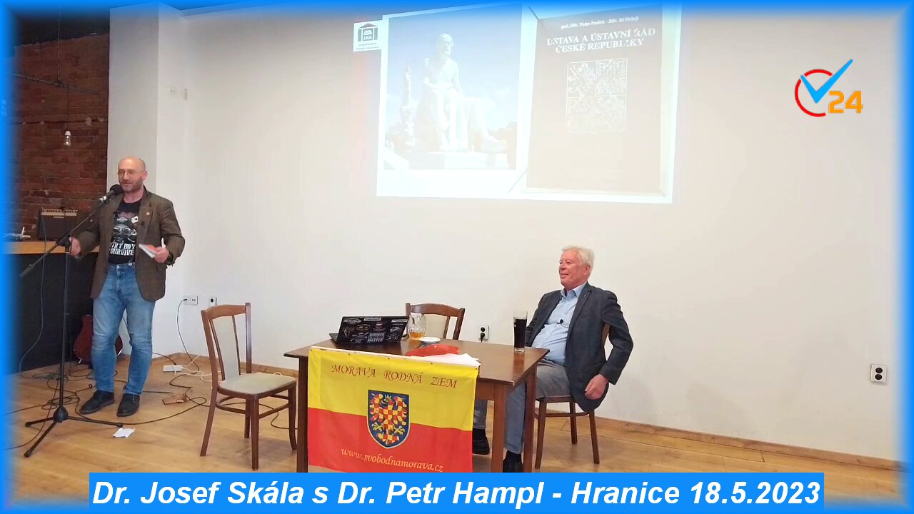 Dr. Josef Skála s Dr. Petr Hampl - Hranice 18.5.2023