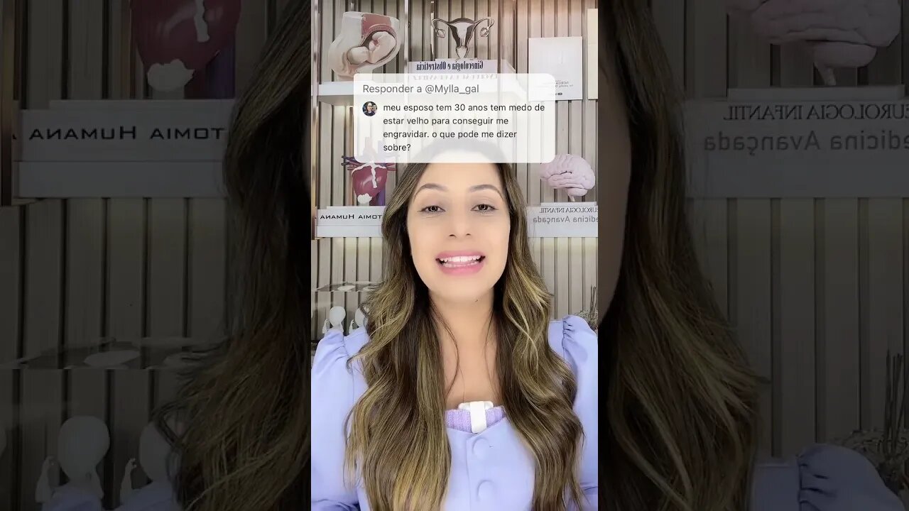 Esposo tem 30 anos e tem medo de estar velho para me engravidar