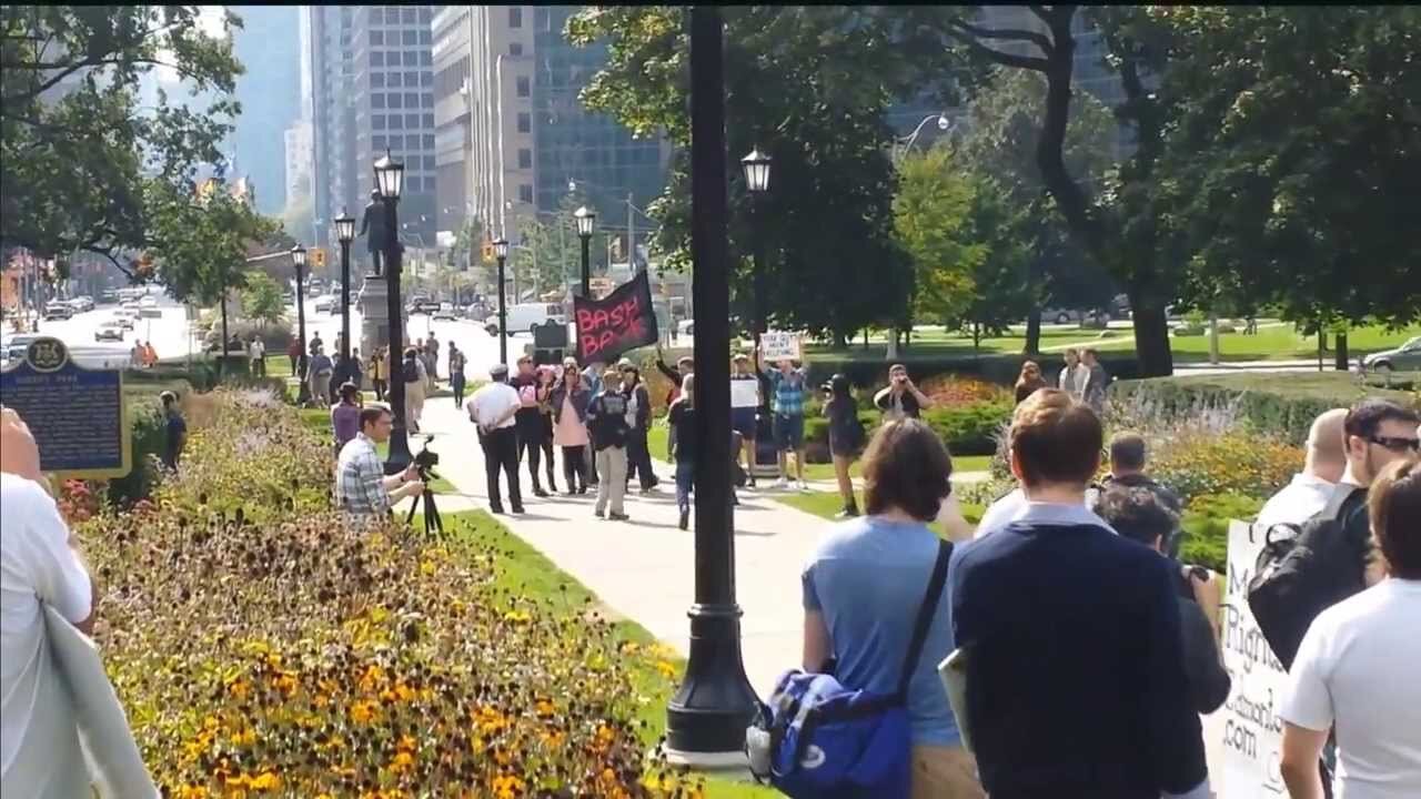 Toronto Rally for Human Rights - Feminist Hecklers