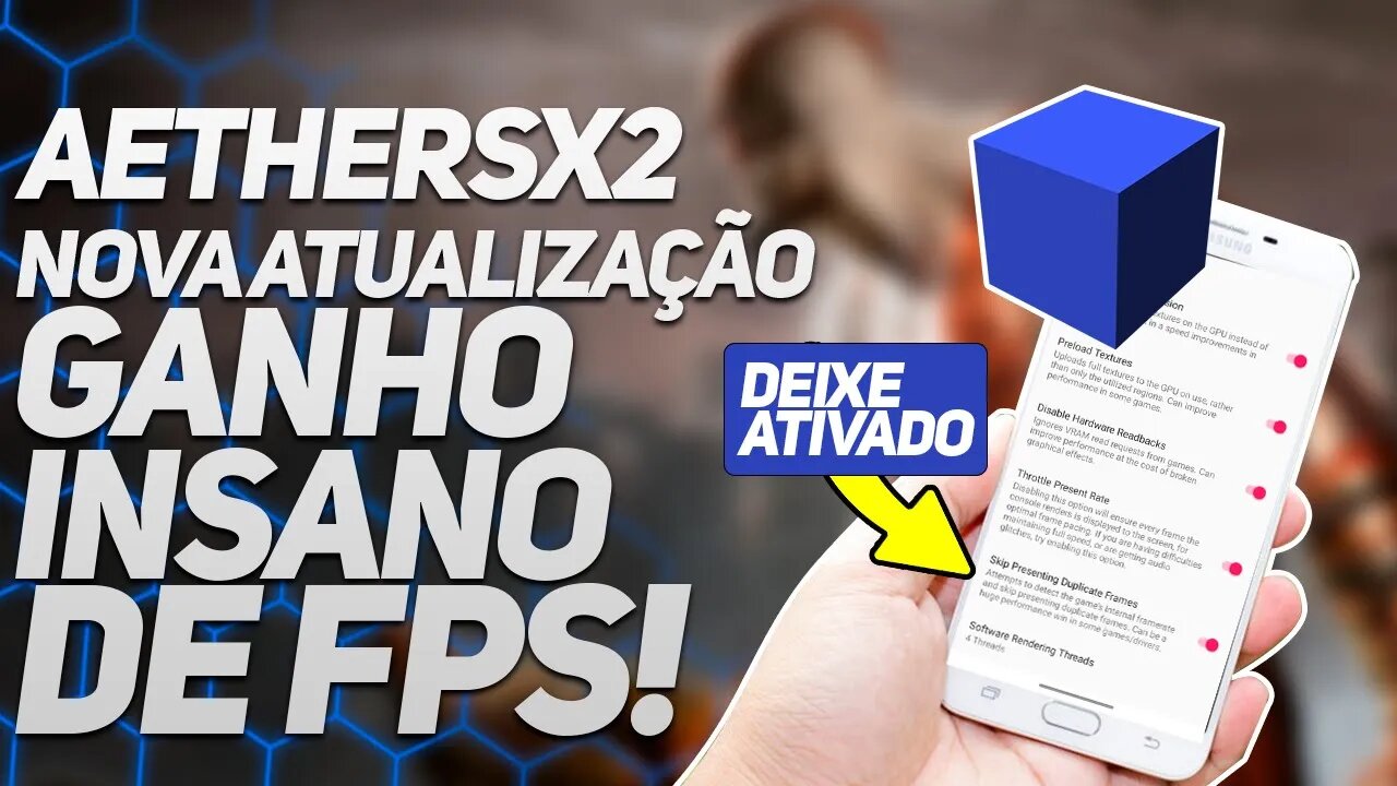 NOVA ATUALIZAÇÃO AETHERSX2! GANHO INSANO DE PERFORMANCE, ATUALIZE AGORA! EMULAD0R DE PS2 ANDROID