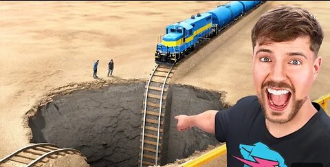 Train Vs Giant Pit