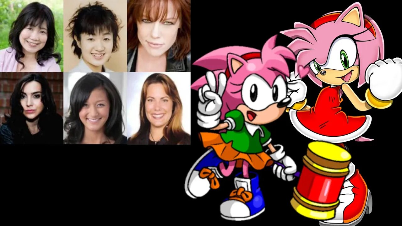 Video Game Voice Comparison- Amy Rose (Sonic)