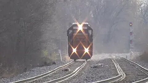 CSX L320 Local Freight Train from Rittman, Ohio April 4, 2023