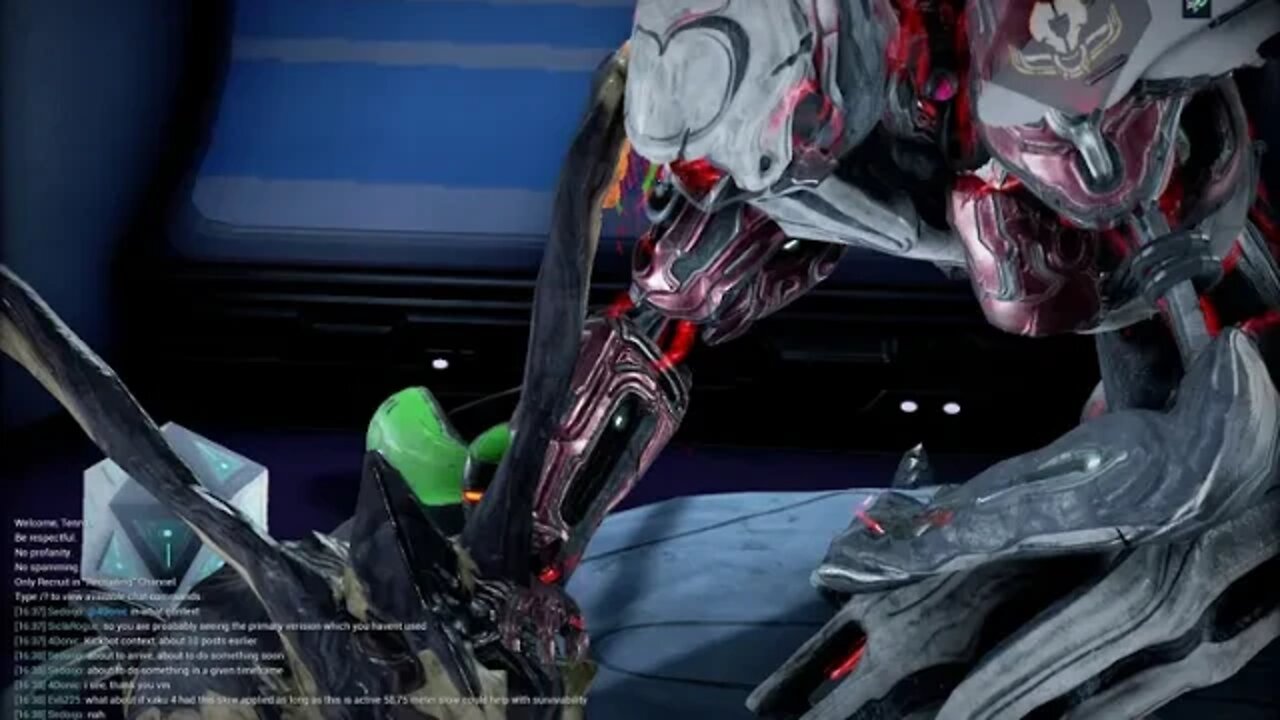 Warframe: cat gets vacuumed