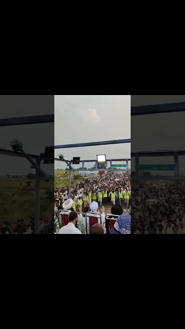 لبیک والوں کا قافلہ رواں دواں