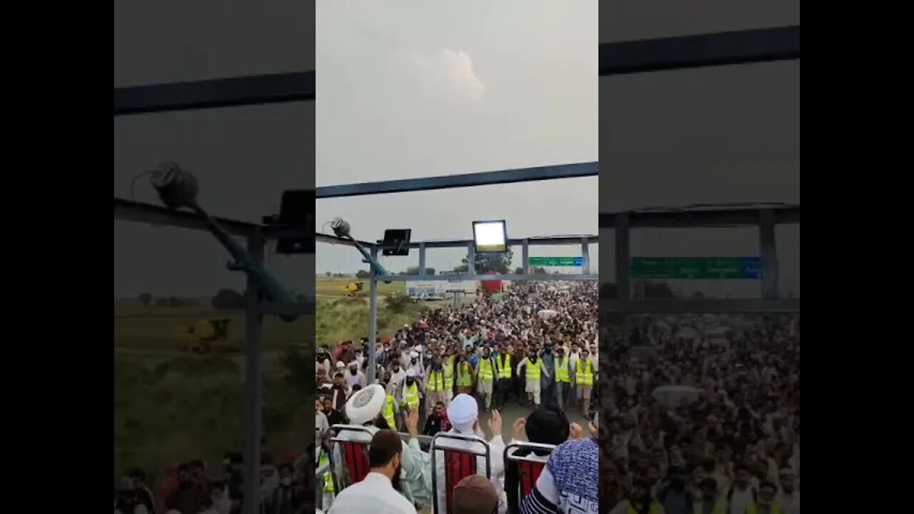 لبیک والوں کا قافلہ رواں دواں