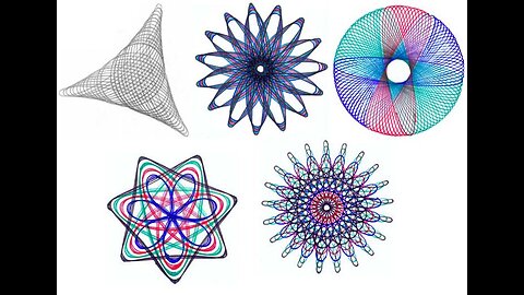 Handmade Spirograph Art | 1 Minute Craft | Handmade Craft | Flower Spirograph