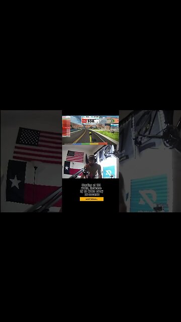 FTP Test on Zwift - The Ramp Test #fitness #cycling #zwift #triathlon #shorts