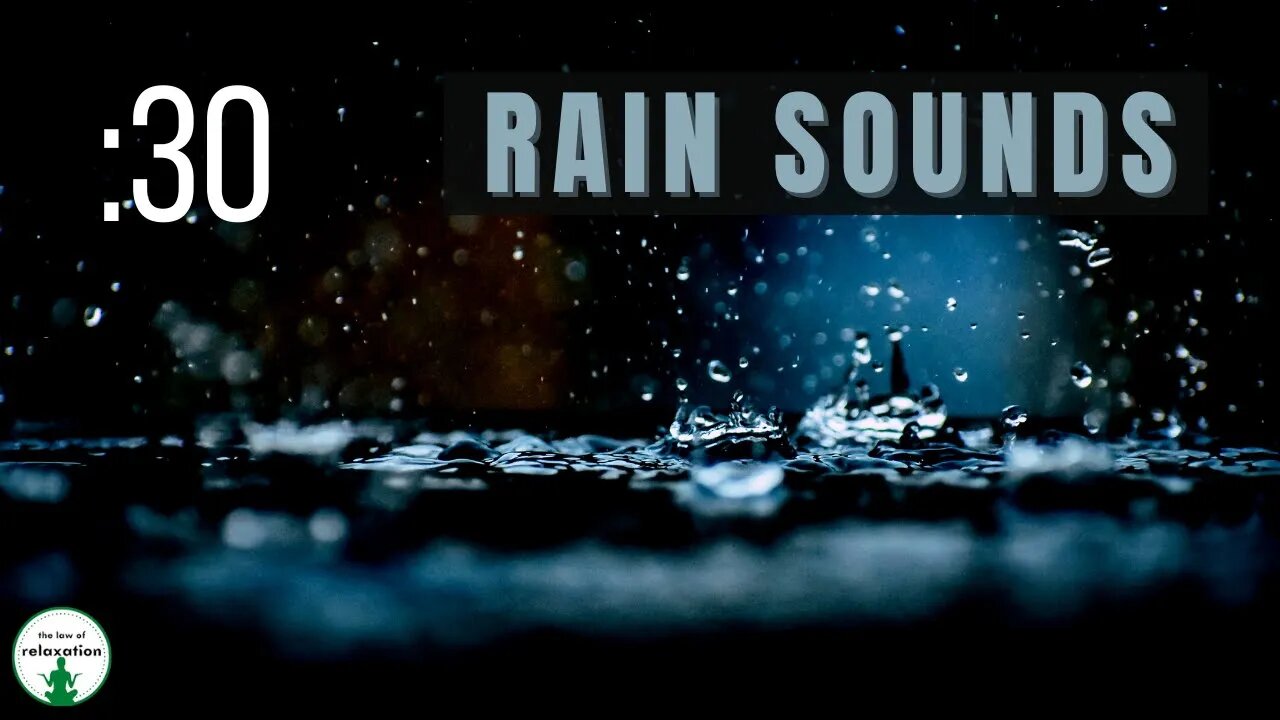 Relax with me - Rain Sounds for Sleeping | 30 minutes Relaxing Sounds