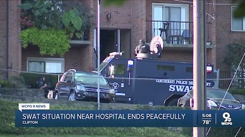 SWAT situation near hospital ends peacefully