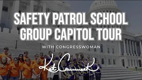 Rep. Cammack Gives Nephew Safety Patrol School Group Tour Of U.S. Capitol