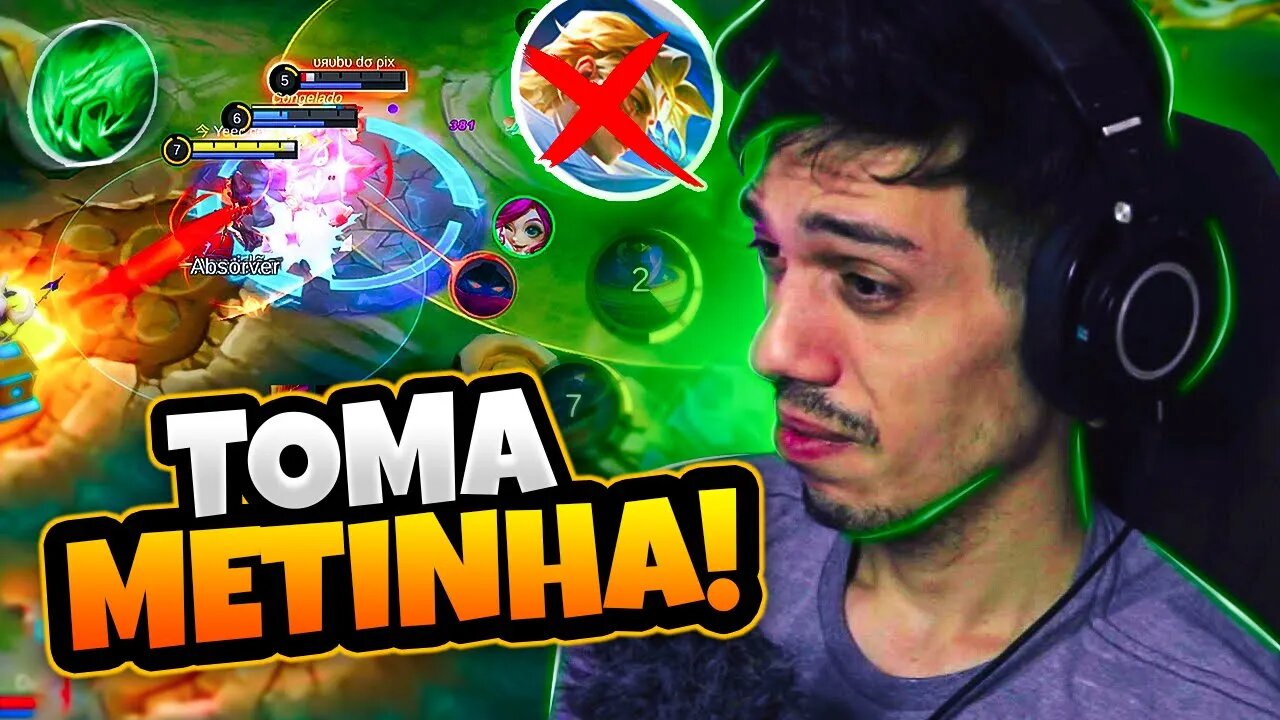 ESSE PICK TROLL ARRUINOU A VIDA DO METINHA! | MOBILE LEGENDS