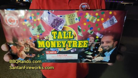 Tall Money Tree - Red Lantern Fireworks