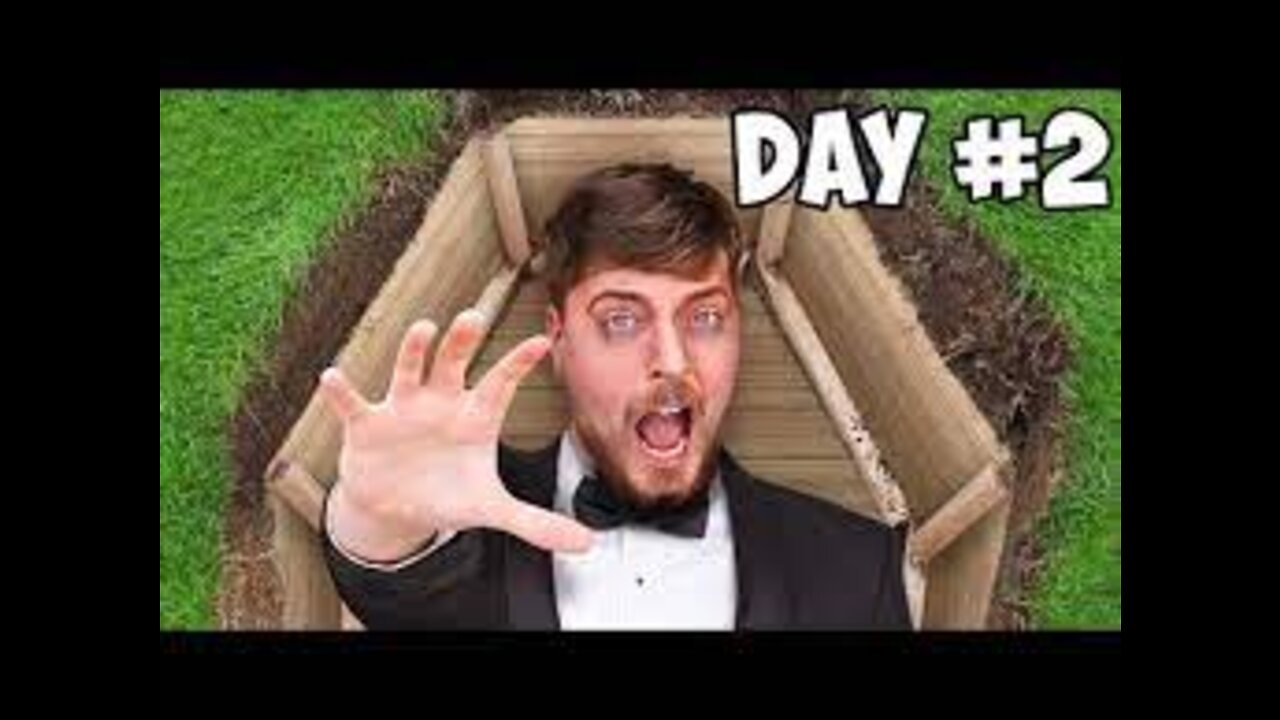 Mr. Beast Spent 50 Hours Buried Alive