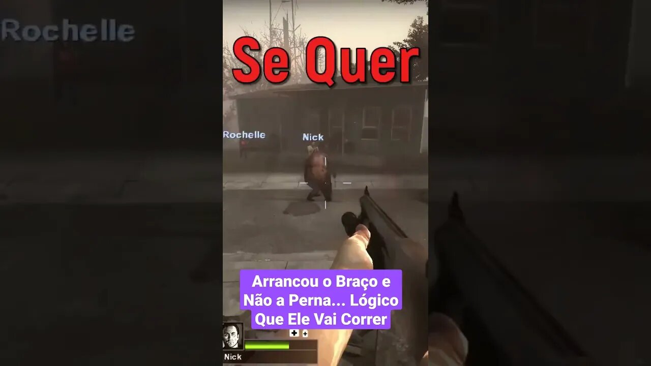 Zumbi Correndo Sem Os Braços! - Left 4 Dead 2 - Gameplay COOP PC - [SHORT]