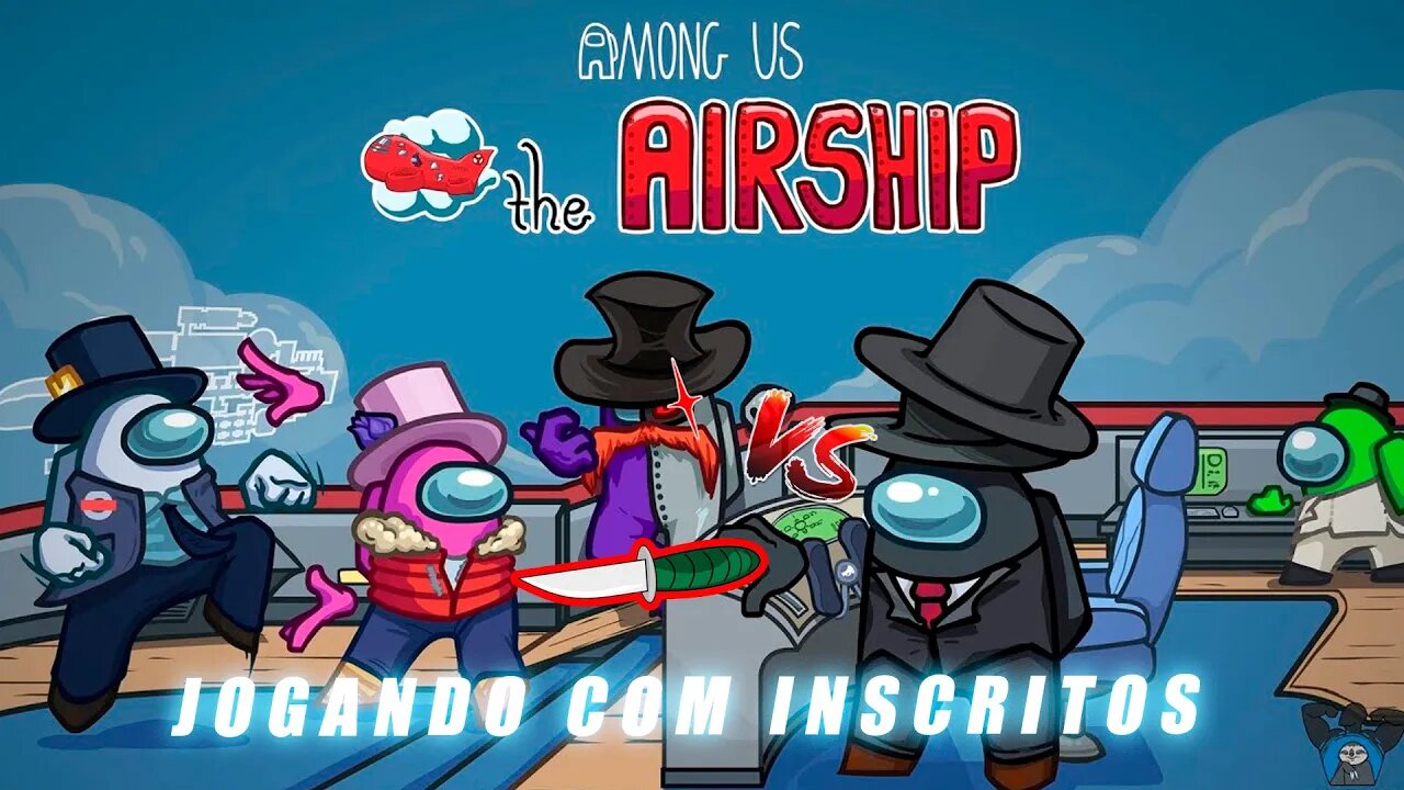 Jogando com inscritos no novo mapa! Among US Gameplay PT BR