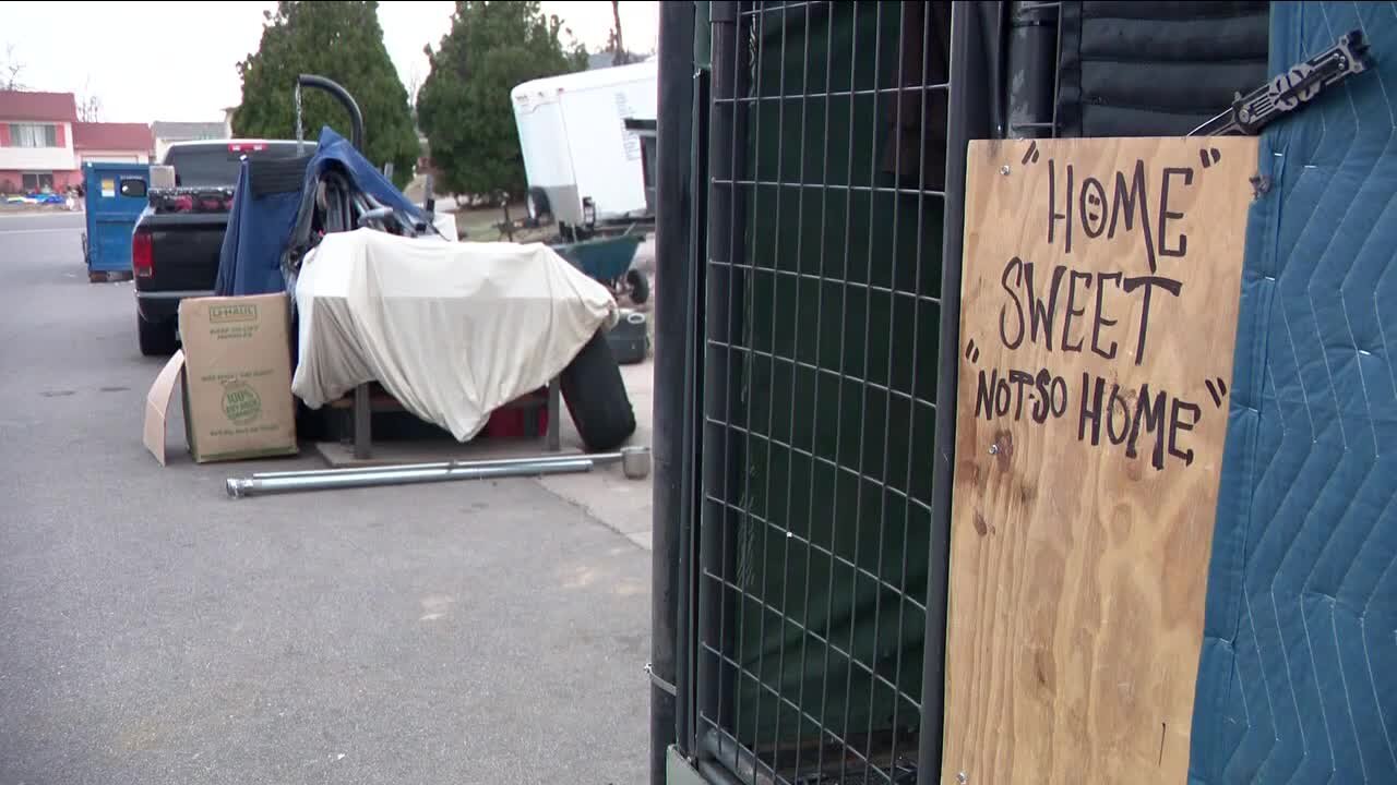 Neighbors concerned about man living in front of Greeley home he was evicted from