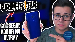 MOTO G9 PLAY RODA FREE FIRE NO ULTRA? 🎮 - Teste de Desempenho