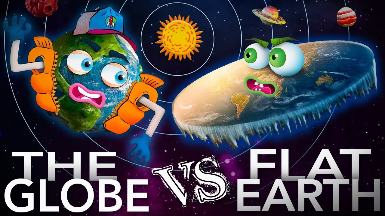 EPIC RAP BATTLES OF HISTORY: THE GLOBE vs FLAT EARTH (PARODY)