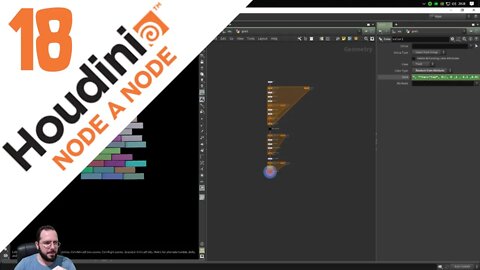 HOUDINI NODE A NODE - AULA 18: ATTRIBUTES/SUB NETWORKS/FOR LOOPS - Tutorial Houdini em Português