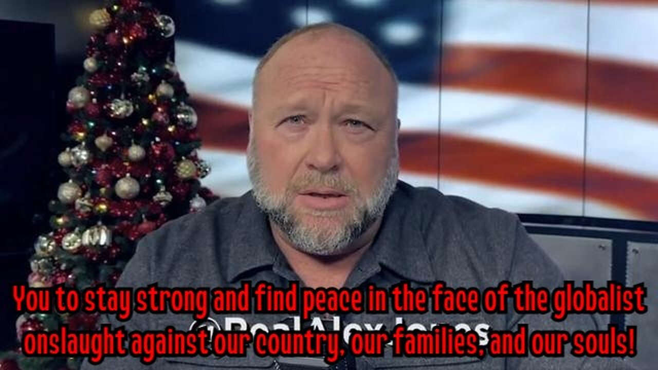 Merry Christmas From Alex Jones and The Entire Infowars Family