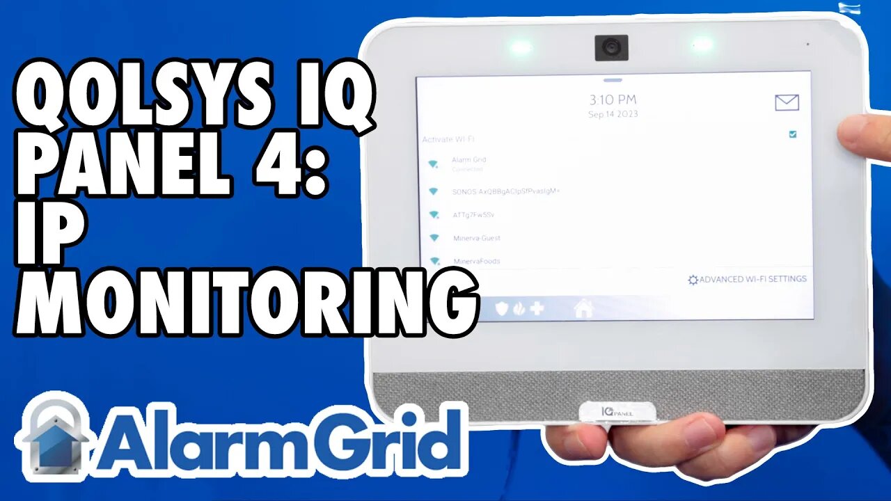 Qolsys IQ Panel 4: IP Monitoring