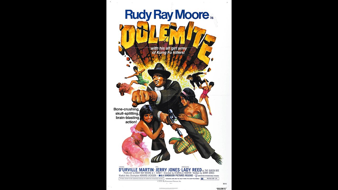 Grindhouse Blaxploitation Favorite; DOLEMITE , 1975 -R-