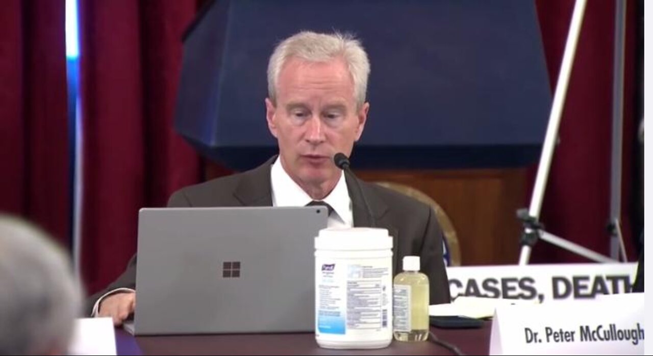COVID-19: A Second Opinion; Dr McCullough Testifies Before Senator Ron Johnson 1-24-22