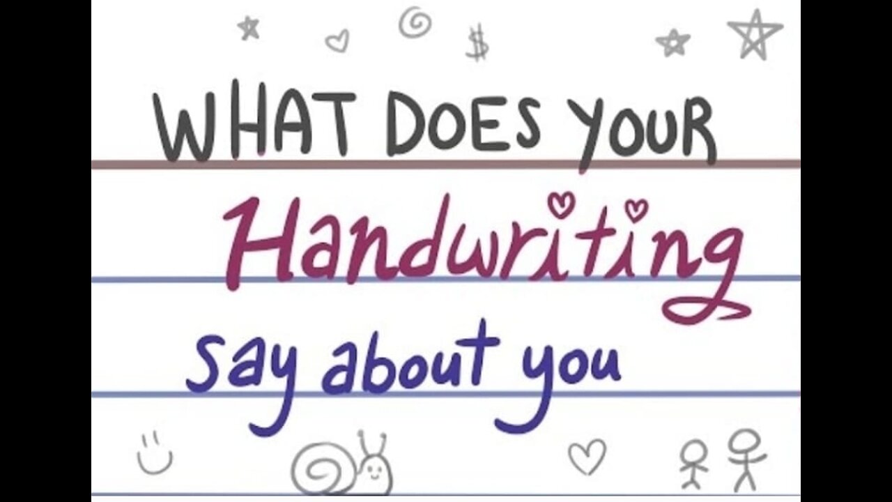 What does your handwriting say about you?