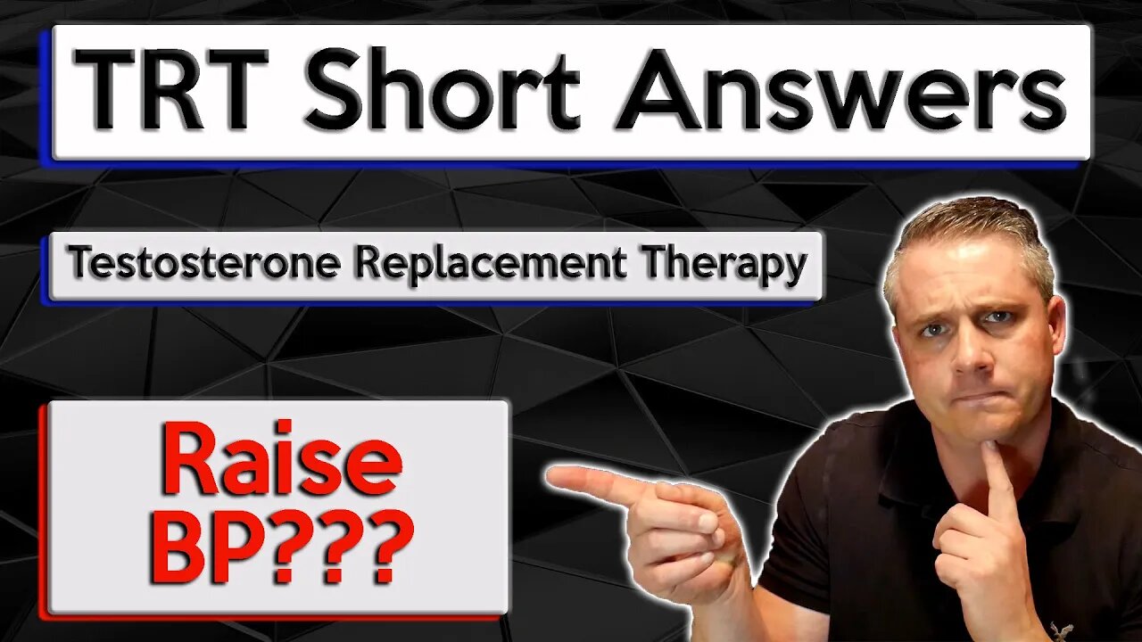 Does TRT Raise Blood Pressure? Does Testosterone Replacement Therapy Raise Blood Pressure?