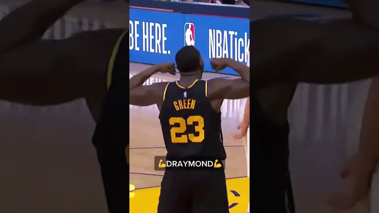 Draymond flexin’ on em! presented by Google Pixel