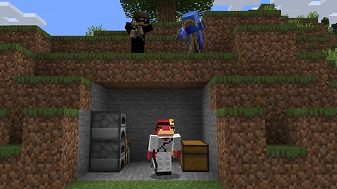 Minecraft Manhunt With Guns