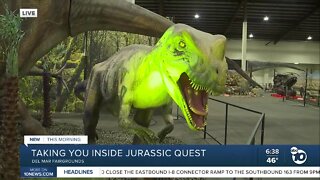 An inside look at 'Jurassic Quest' in Del Mar