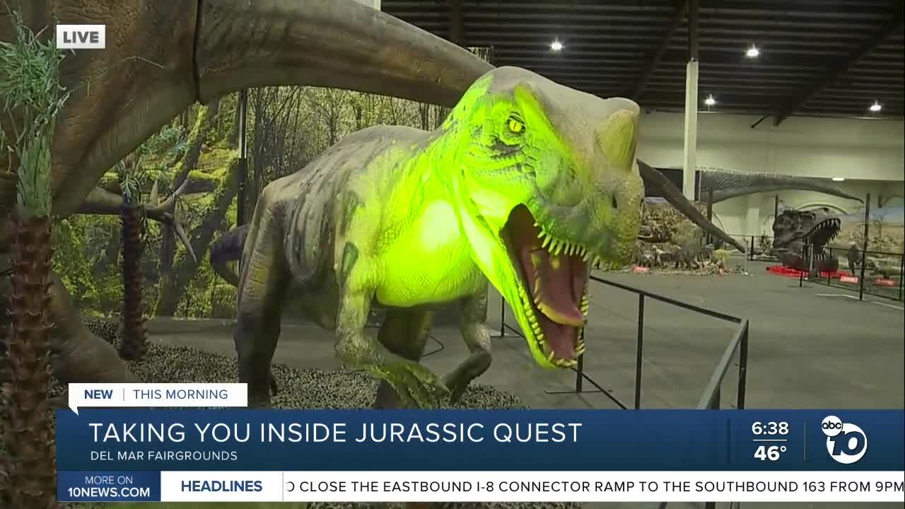 An inside look at 'Jurassic Quest' in Del Mar