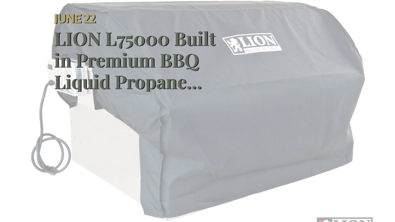 LION L75000 Built in Premium BBQ Liquid Propane Grill