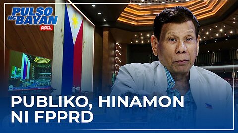 Publiko, hinamon ni FPPRD na huwag magbayad ng buwis