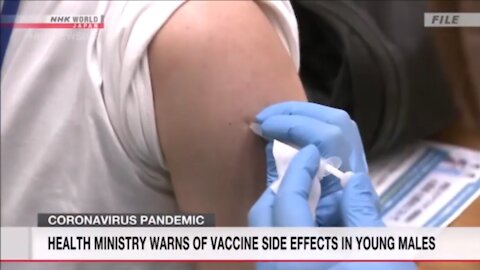 JAPAN NHK WORLD TV: "Health ministry warns of vaccine’s side effects"