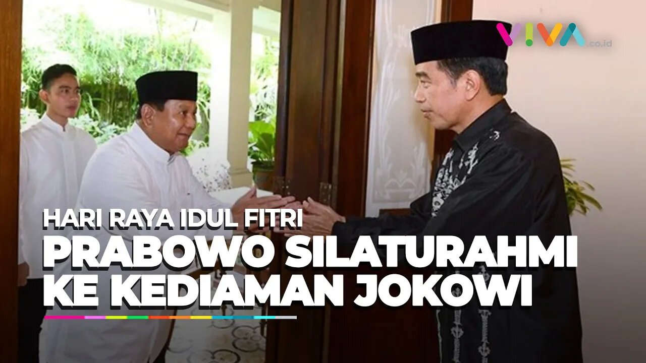 Momen Prabowo Disambut Jokowi, Ketawa Disinggung Cawapres Ganjar