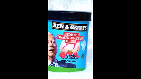 Biden Brain Freeze Bliss!! #bidenbrainfreeze #icecream #thebigguy