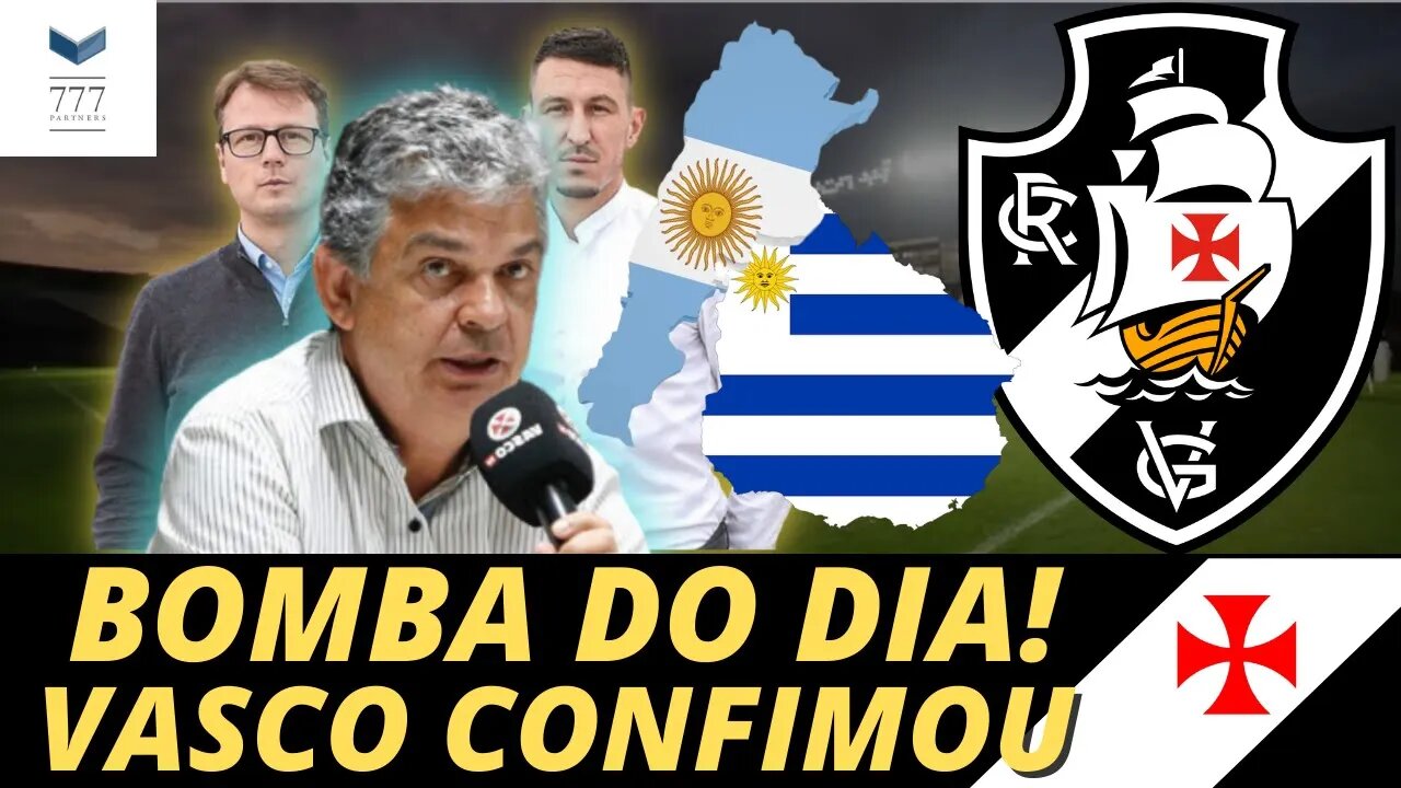 BOMBA DO DIA | VASCO CONFIRMOU | NOTÍCIAS DO VASCO HOJE ATUALIZADAS