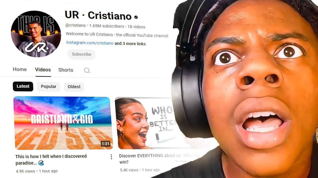 Ronaldo make youtube channel ? seriously??