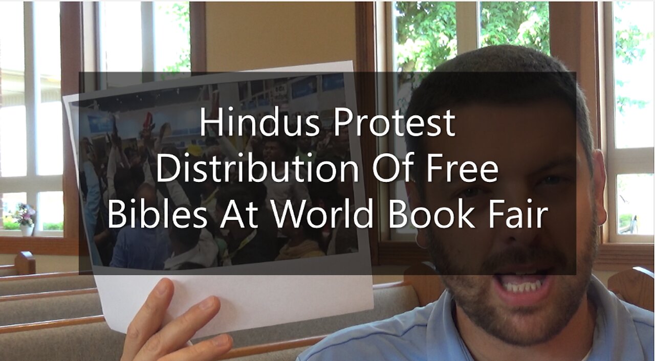 Hindus Protest Distribution of Bibles At World Book Fair