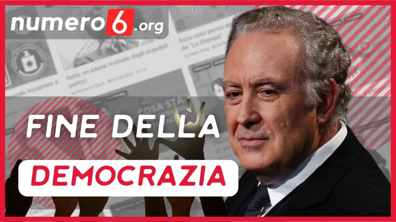 Michele Santoro: fine della democrazia e manipolazione mediatica totale