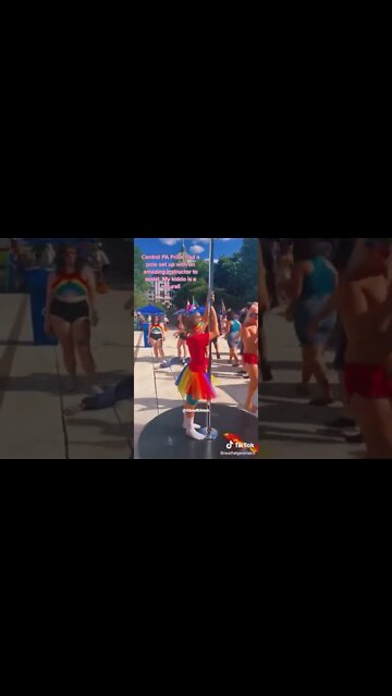 A pride event in PA featured a stripper pole where they taught kids how to pole dance