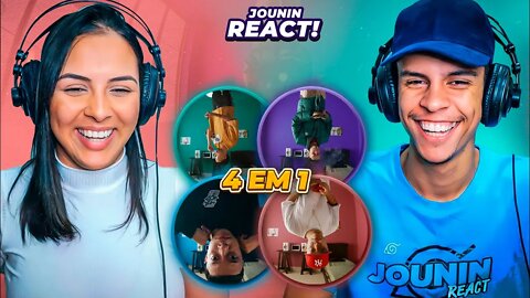 4 EM 1 TETO | EP OFICIAL | Manha, Fashion, Dia Azul e Paypal | [React em Casal] 🔥