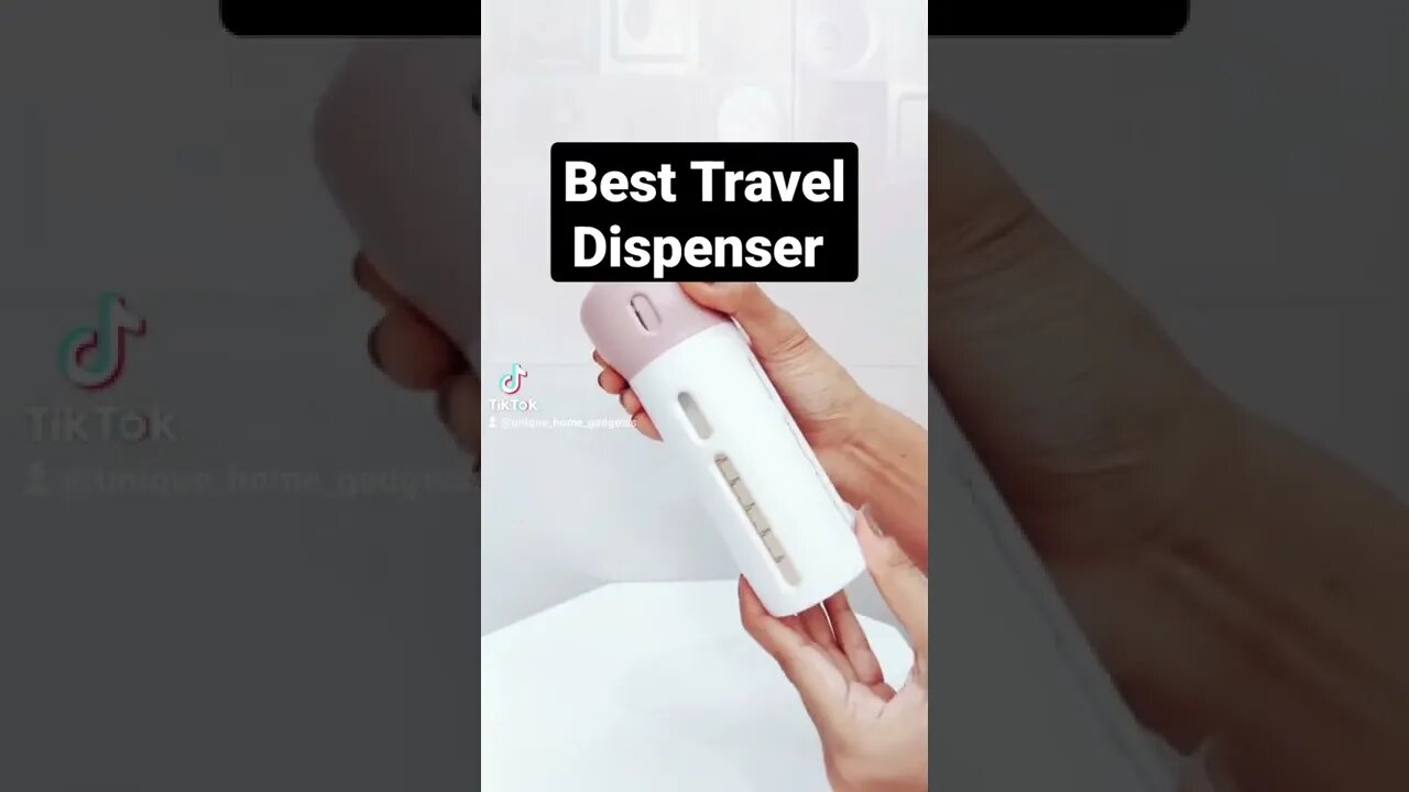 Best Travel Dispenser #shorts #usefulgadgets