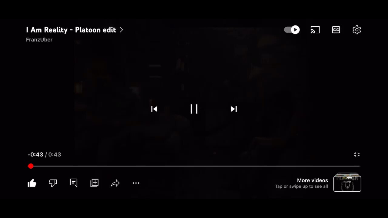 I Am Reality - Platoon Edit