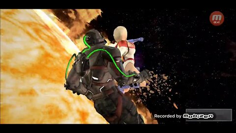 Power Girl duels Bane boss / Single Player Raids / Injustice 2 mobile