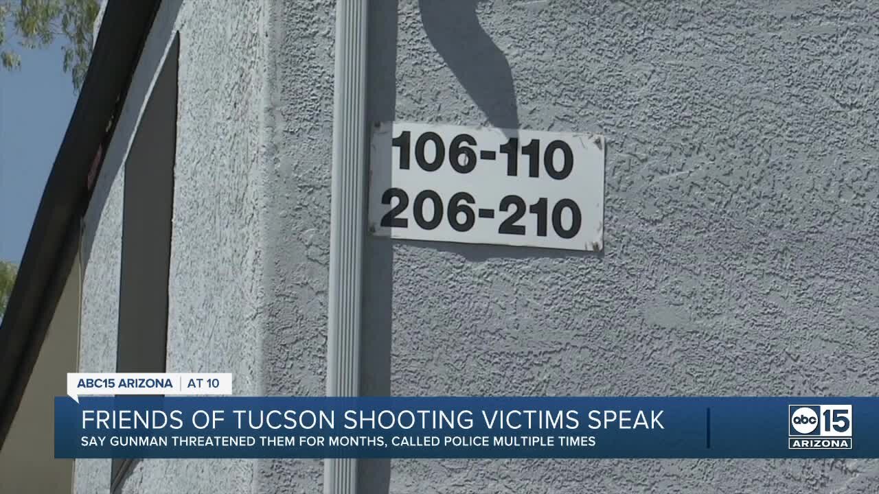 Friends of victims in Tucson shooting say gunman threatened them for months