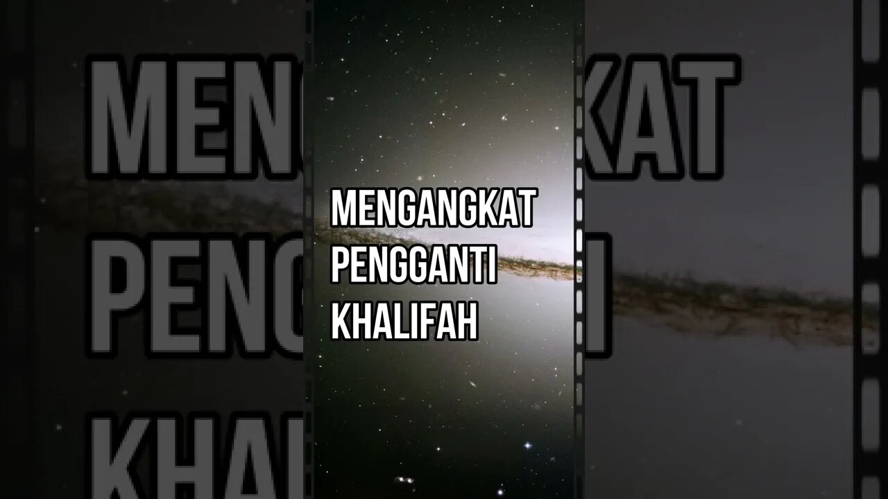 Mengangkat pengganti khalifah dan membiarkannya